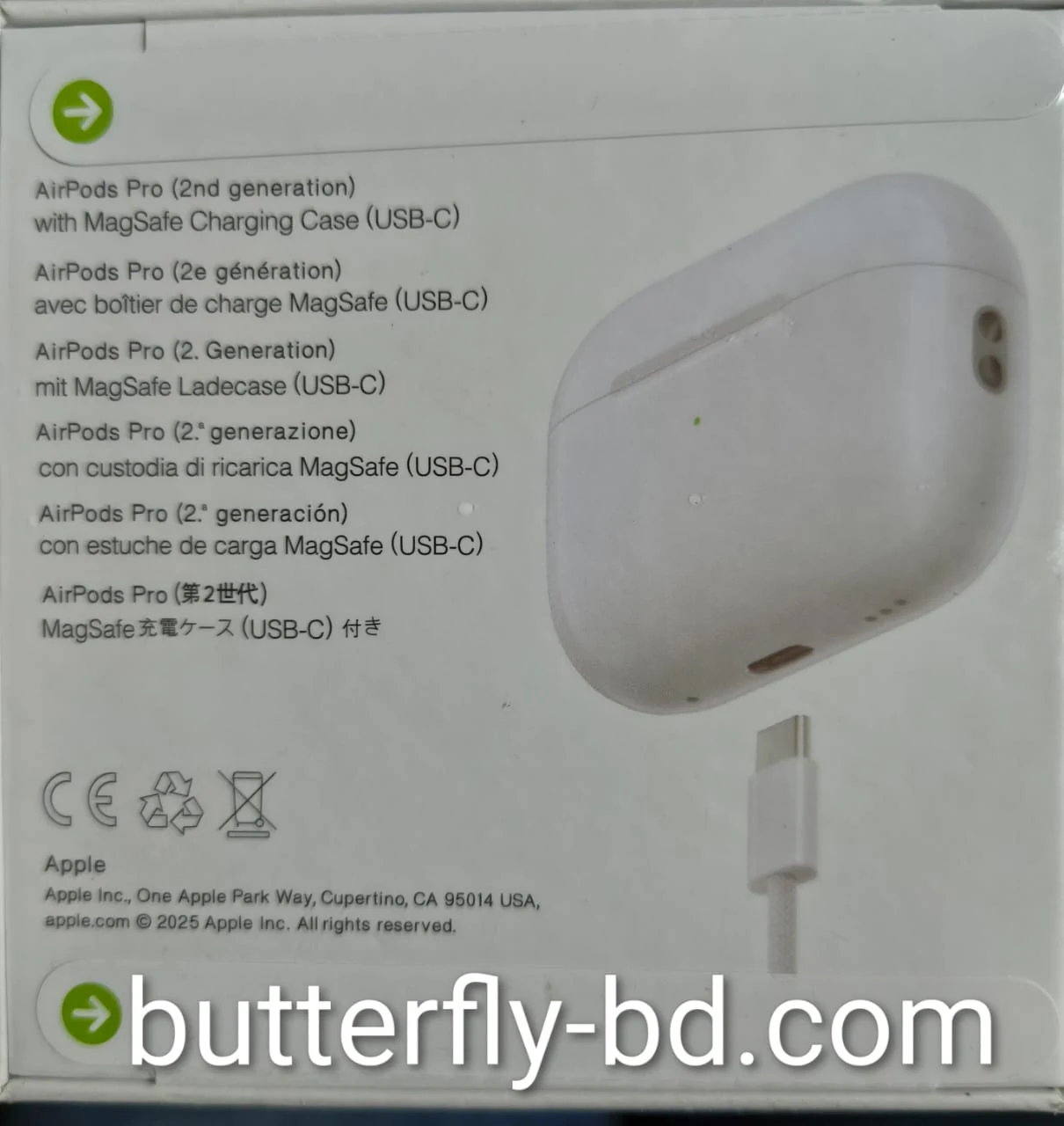 AirPods Pro (2nd Generation) USB-C – ButterFly BD image 2