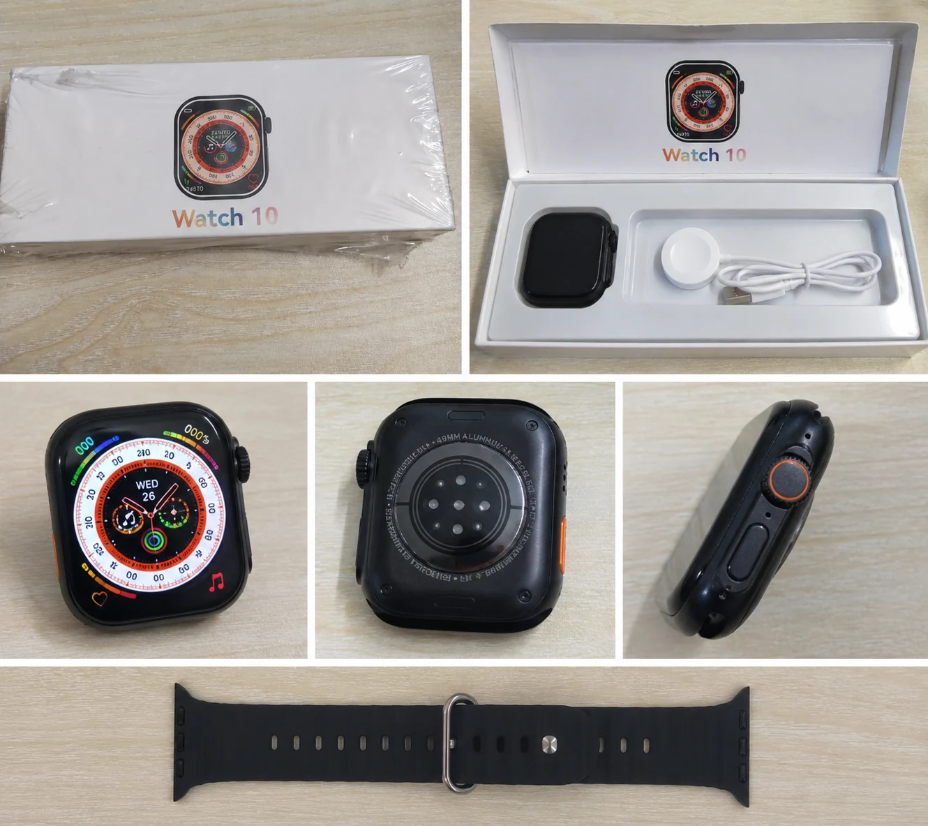 Smart Watch Ultra 10 Space Aluminium Case 49mm – ButterFly BD image 2