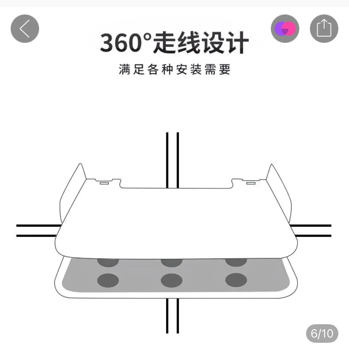 Wifi Hanging Shelf Router Power Strip Multi Outlet TV Set Top Box Cable Hidden Floating Rack Wall Mount Holder Storage Organizer – ButterFly BD image 5