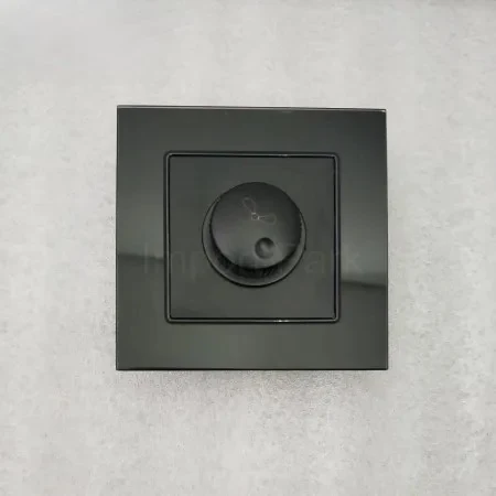 Glass Border Fan Dimmer switch Black – ButterFly BD