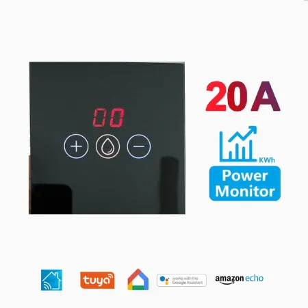 Wifi Smart Geyser 20A Switch with timer Black – ButterFly BD