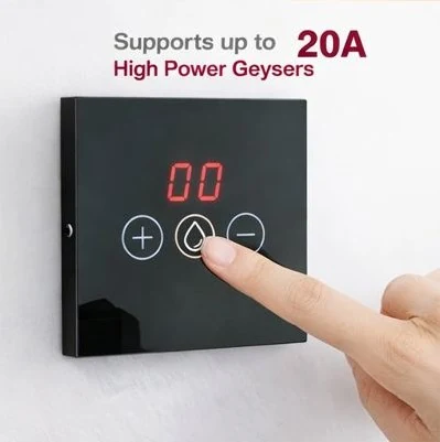 Wifi Smart Geyser 20A Switch with timer Black – ButterFly BD image 5