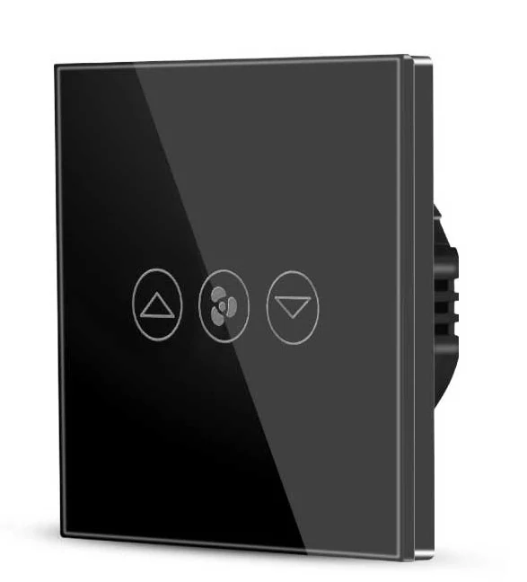 Wifi Smart Fan Switch Black – ButterFly BD image 2