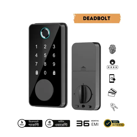 Smart Fingerprint Deadbolt Lock for Home, Hotel, and Apartment Security – ButterFly BD