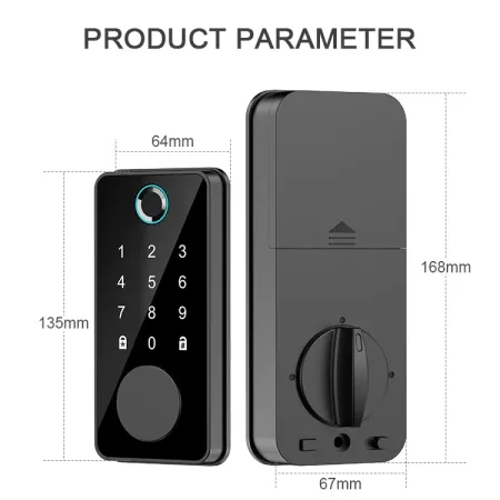 Smart Fingerprint Deadbolt Lock for Home, Hotel, and Apartment Security – ButterFly BD image 3