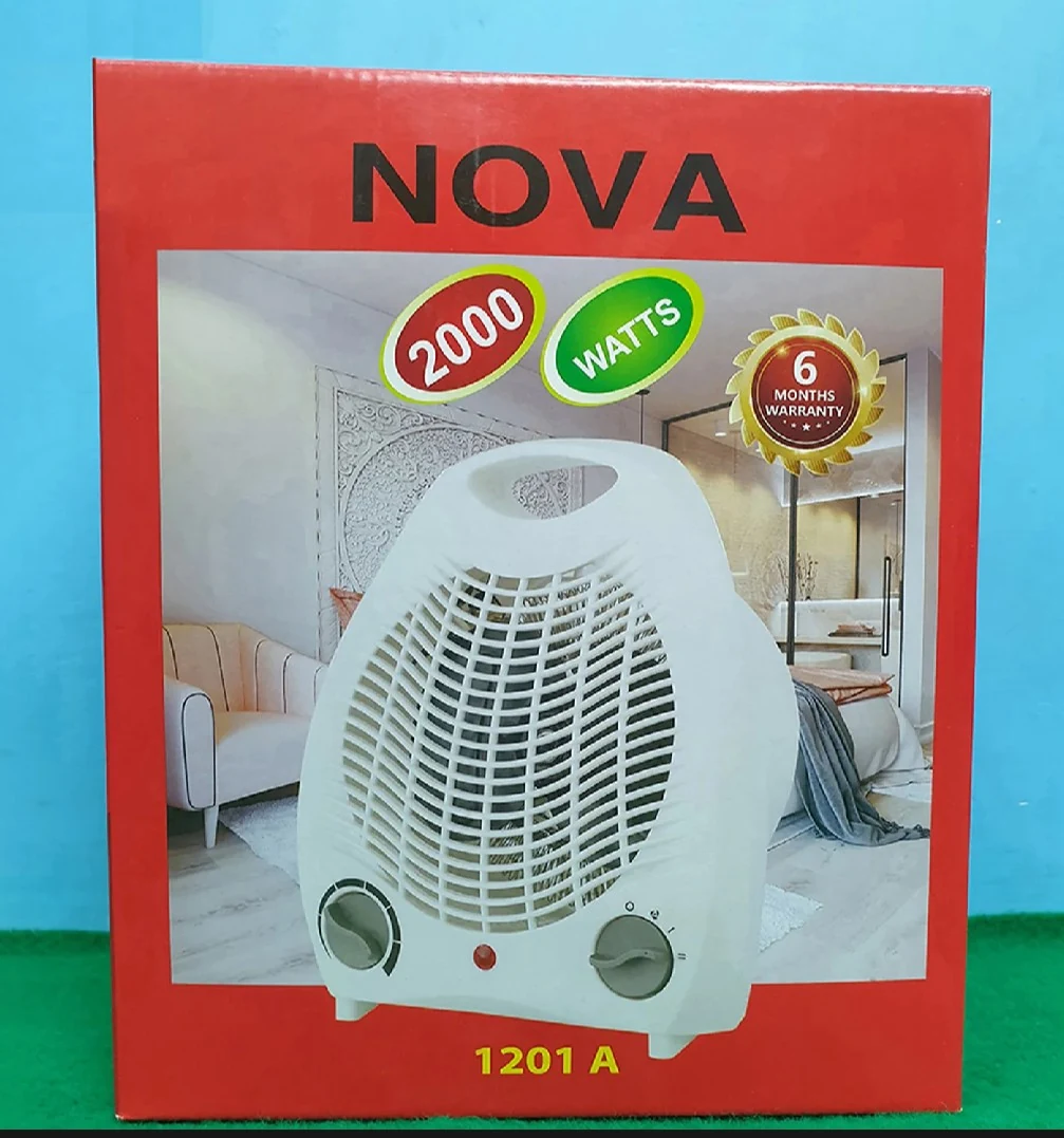 NOVA REP -1201A Electric Fan Room Heater 2000W – ButterFly BD image 2