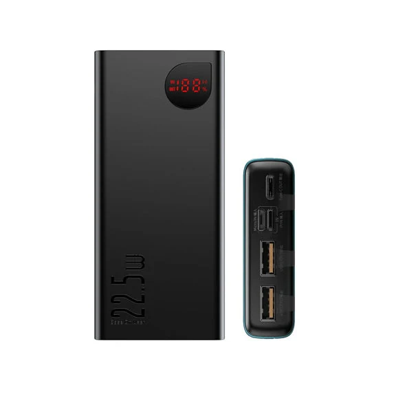 Baseus Adaman 22.5W 20000mAh Metal Digital Display Power Bank – QC3.0 + PD3.0 Fast Charging (PPAD000101) – ButterFly BD image 2