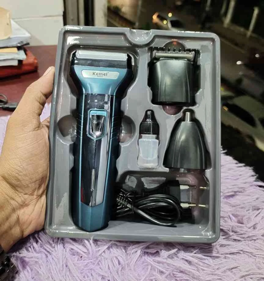 KEMEI 6330 Electric Rechargeable Hair Trimmer Hair Clipper চুল কাটা মেশিন – ButterFly BD image 2