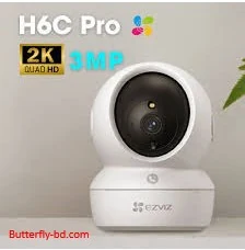 EZVIZ H6c Pro 2K (4mm) (3.0MP) Wi-Fi Dome IP Camera – ButterFly BD image 2