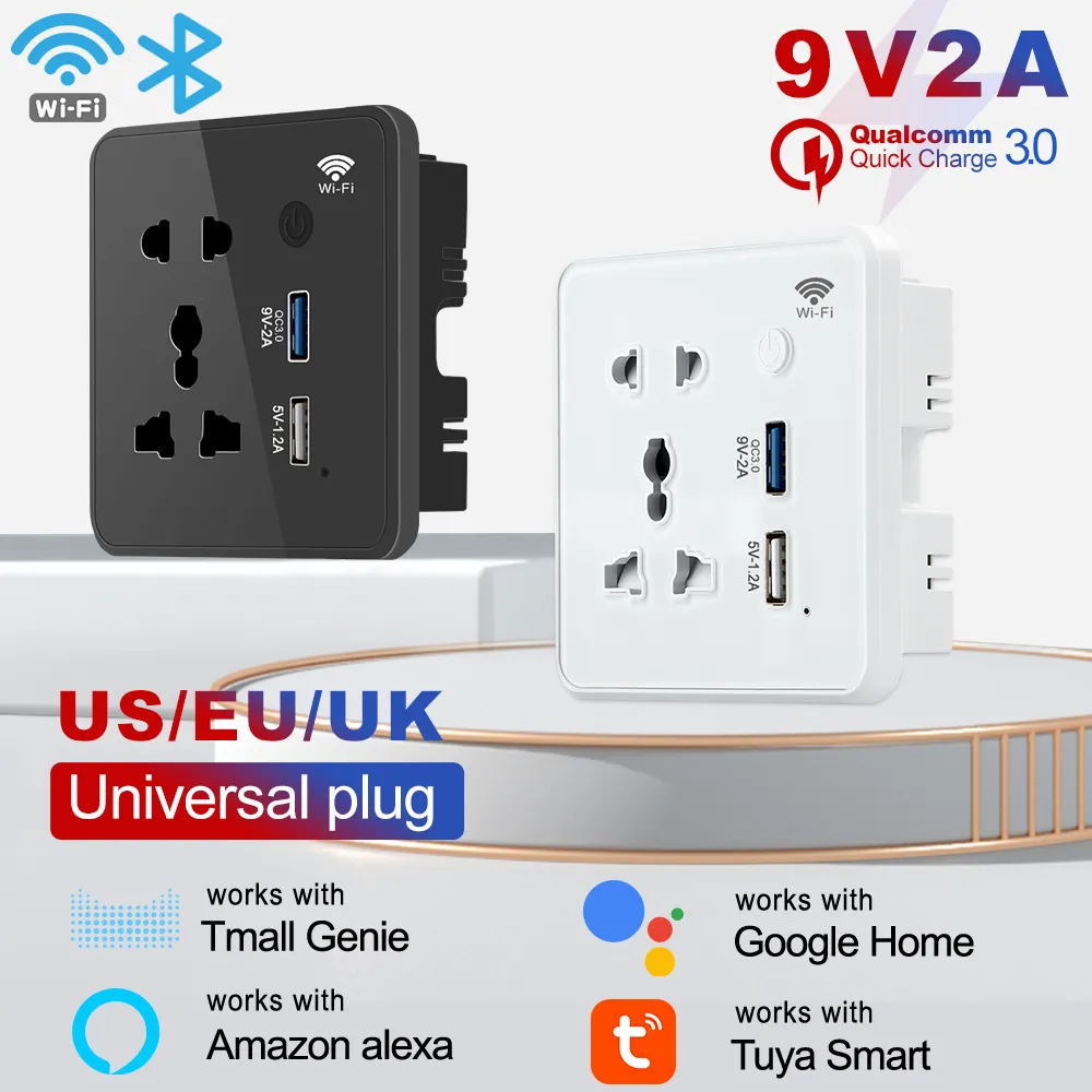 Smart 6 Pin Socket Gang & USB Switch – ButterFly BD