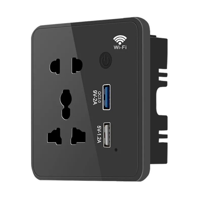 Smart 6 Pin Socket Gang & USB Switch – ButterFly BD image 2
