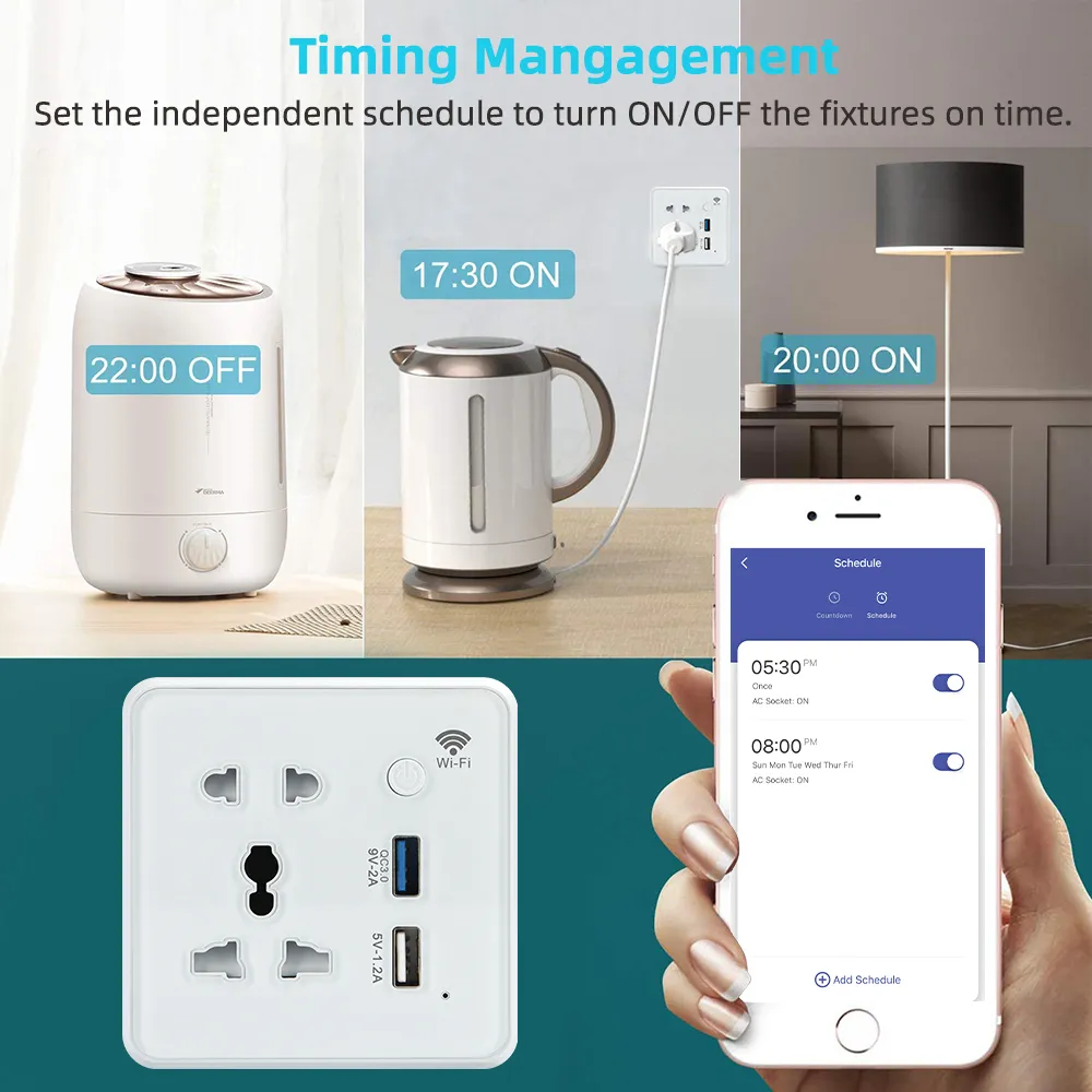 Smart 6 Pin Socket Gang & USB Switch – ButterFly BD image 7